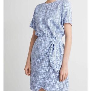 & Other Stories Wrap Tie Dress